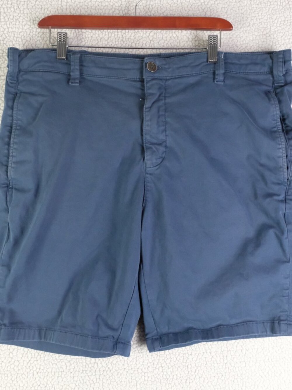 34 Heritage Shorts Mens 38 Blue Chino Lightweight Cotton Summer Stretch